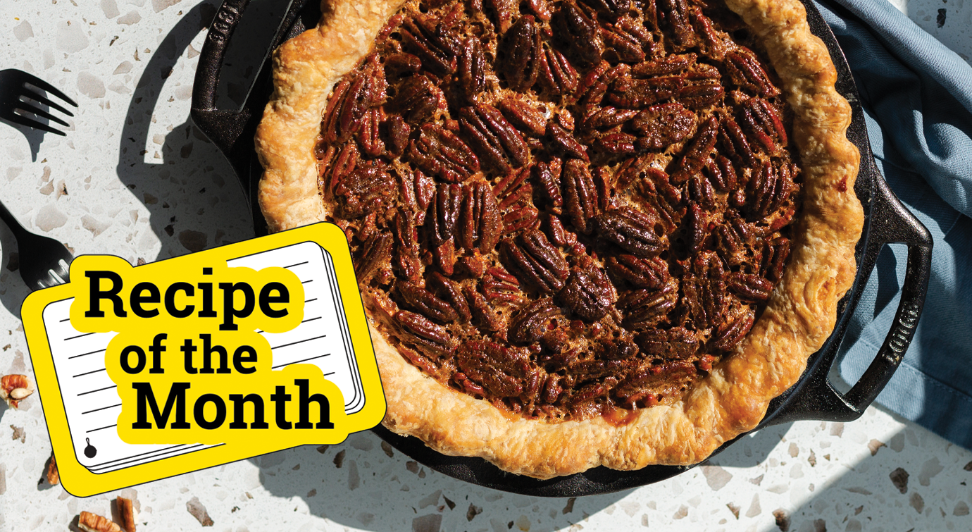 Pecan Pie made in Cast Iron