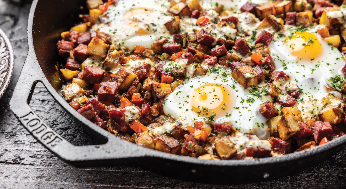 ROM Corned Beef Skillet Hash