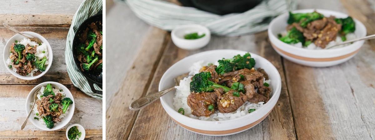 Beef & Broccoli  Lodge Cast Iron