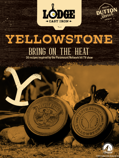 Lodge Yellowstone Seasoned Cast Iron Bucking Bronco Combo Cooker LCCYW