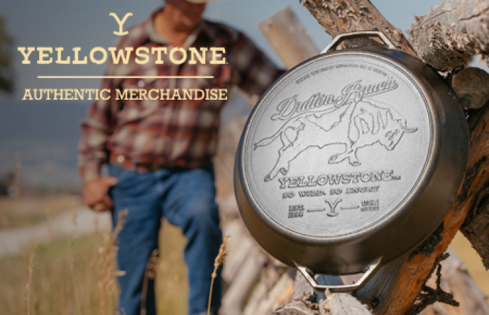 Yellowstone Authentic Y Cast Iron Skillet 10.25 - Creative Kitchen Fargo
