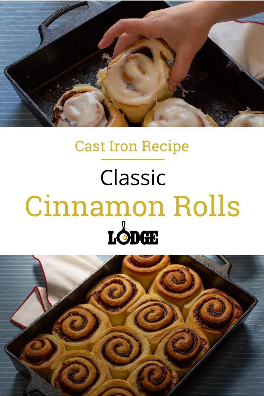 Cast Iron Cinnamon Rolls Recipe