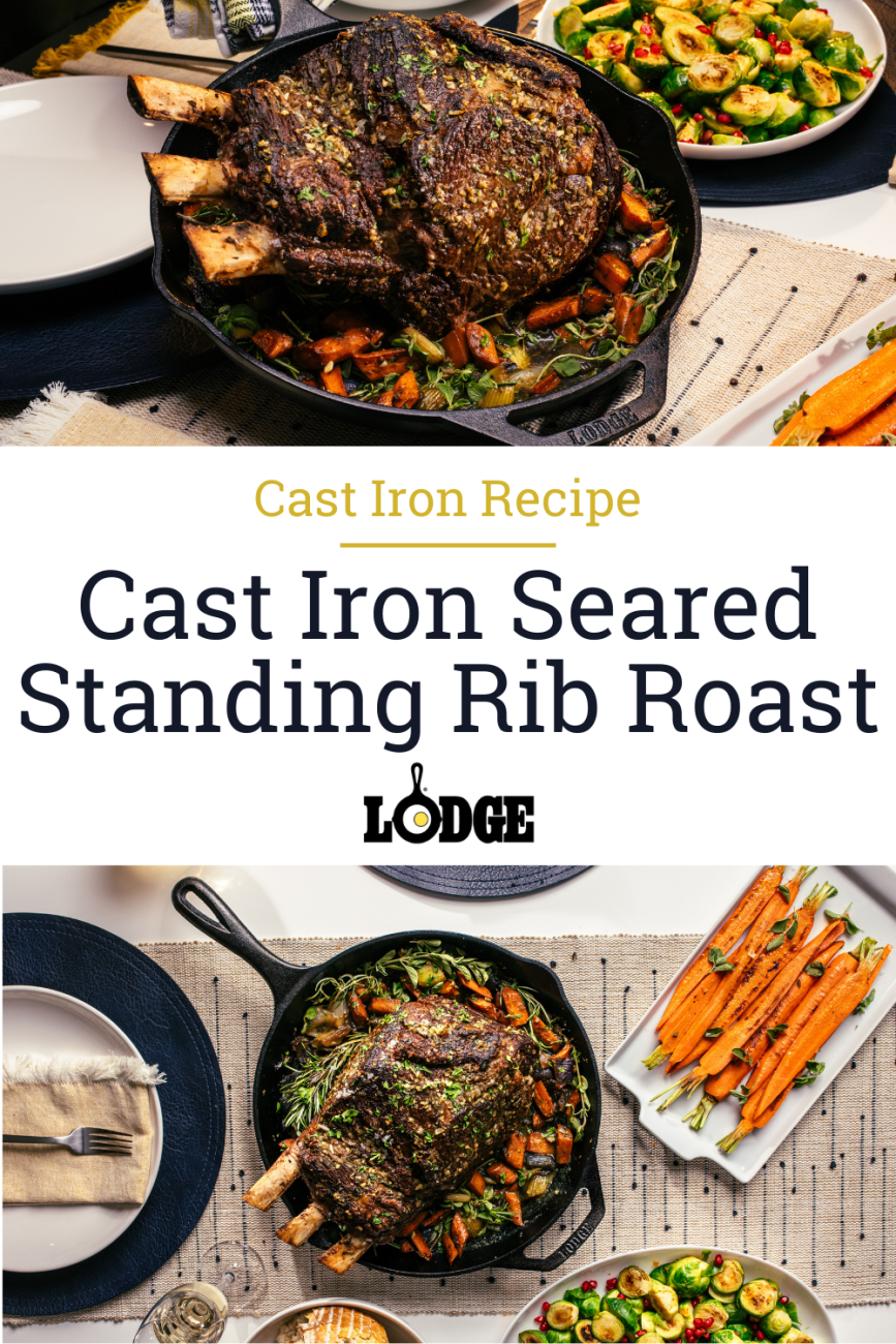 Cast-Iron Skillet Prime Rib Roast and Gravy Recipe