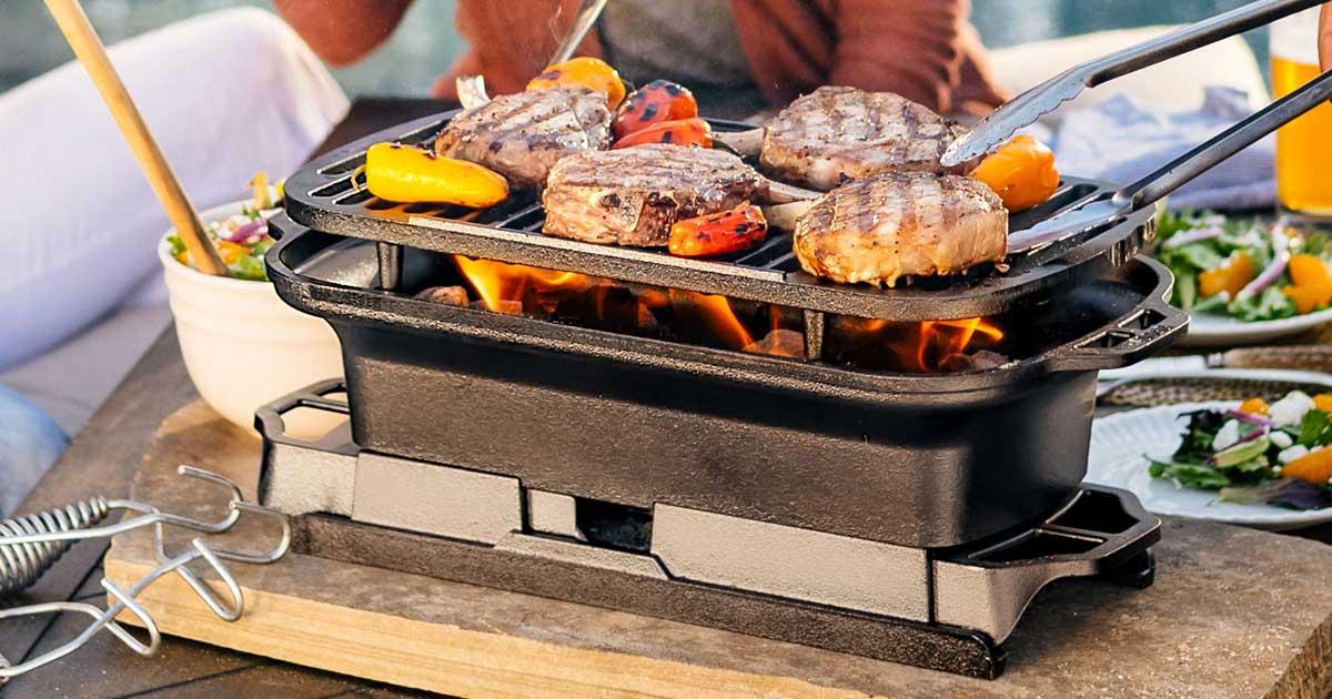 Lodge sportsman grill on sale discontinued