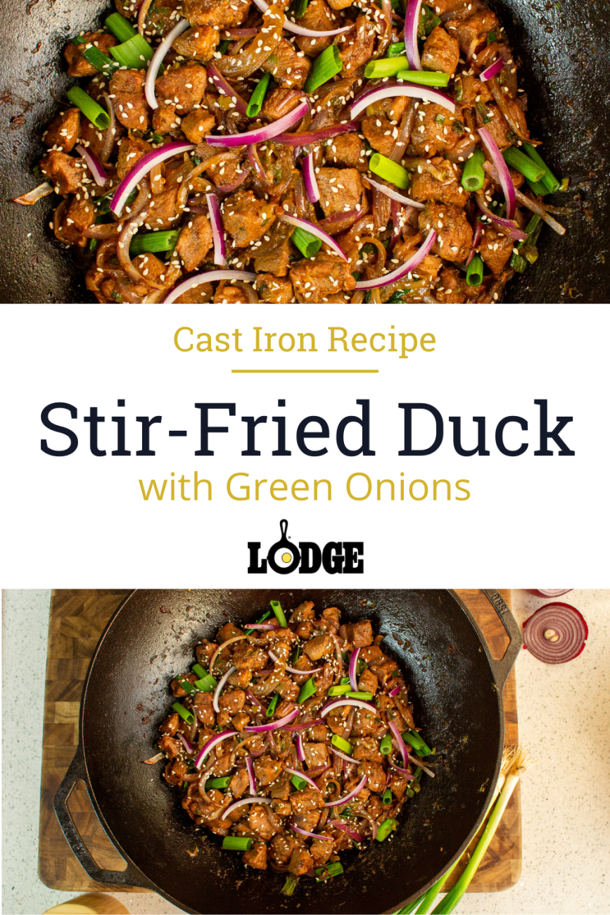 Duck Stir Fry with Green Onions - Duck Stir Fry Recipe