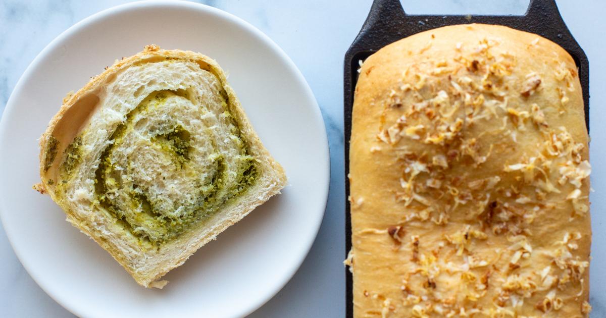 Pesto Swirl Bread | Lodge Cast Iron