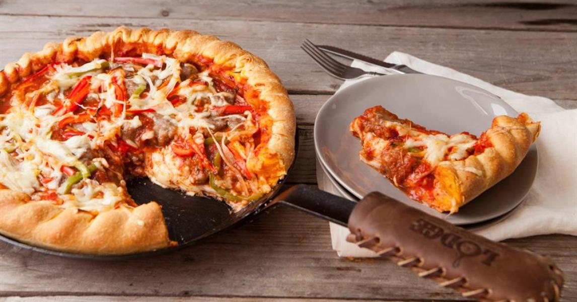 Dutch oven shop deep dish pizza