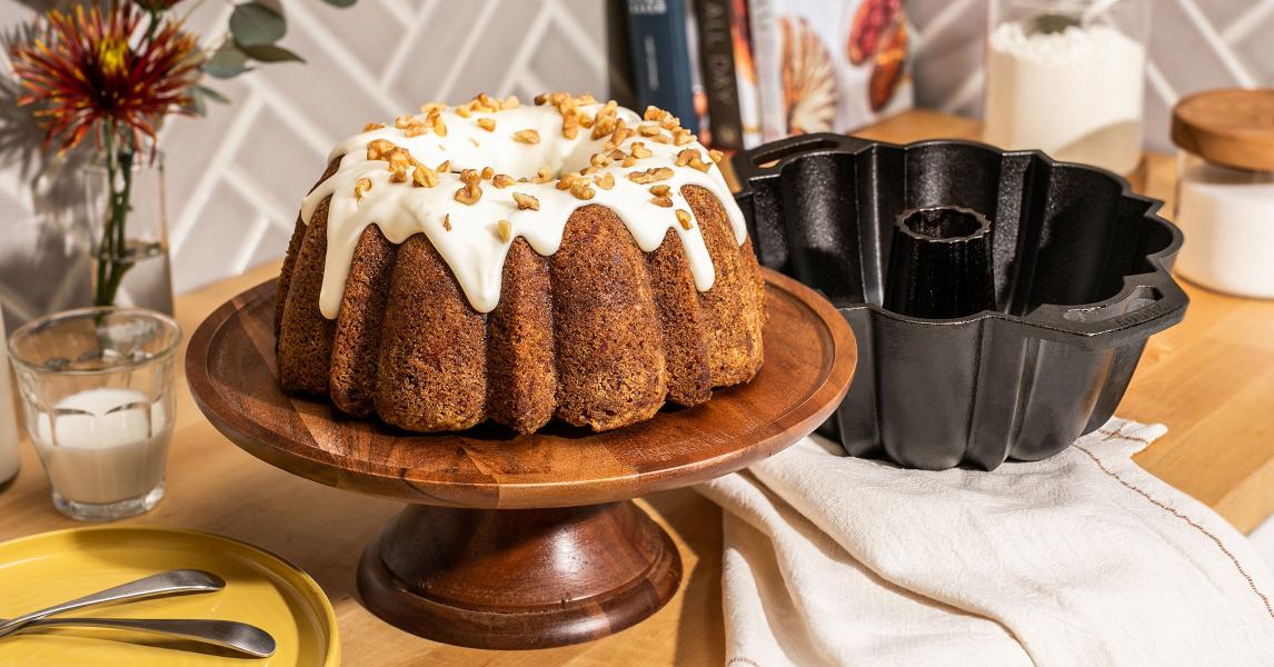 Spiced Carrot Cake Recipe with Frosting | Lodge Cast Iron