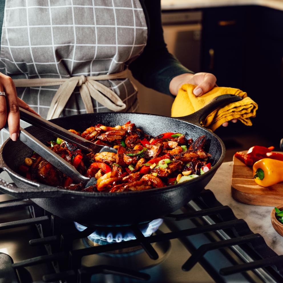 This Lodge Cast Iron Skillet Is the Last Pan You'll Ever Need to