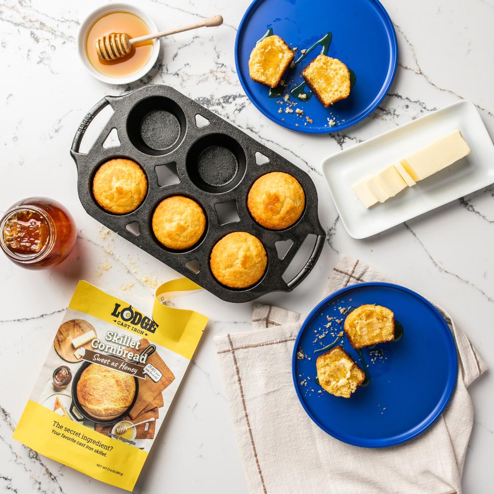 Lodge cornbread outlet pan