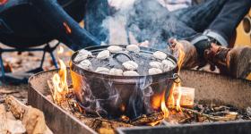 Dutch Oven Camping Tripod for Cooking